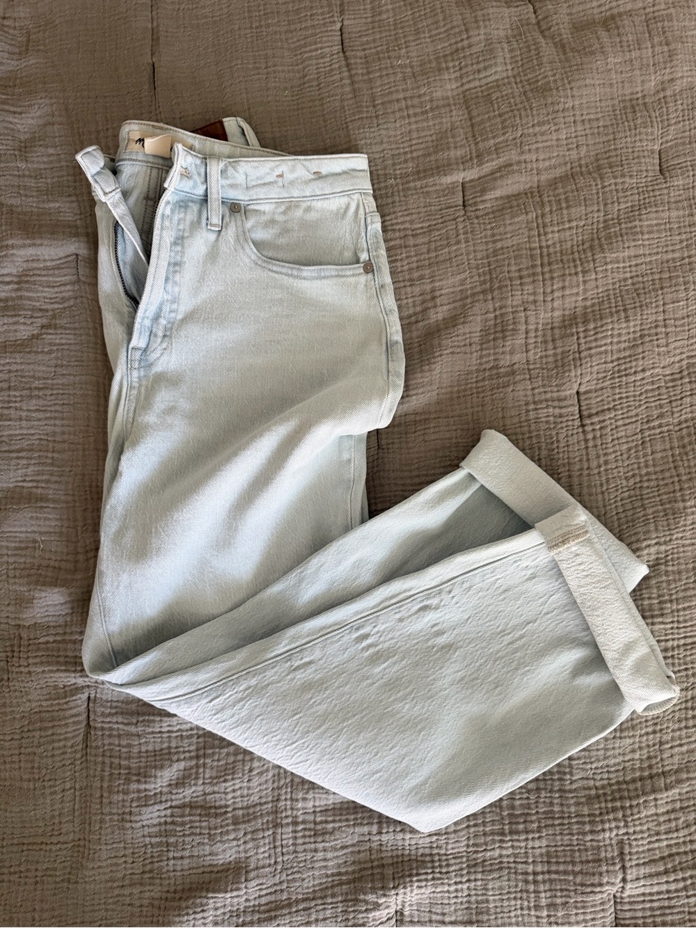 Madewell Perfect Vintage Straight Jean Light Wash Size 29